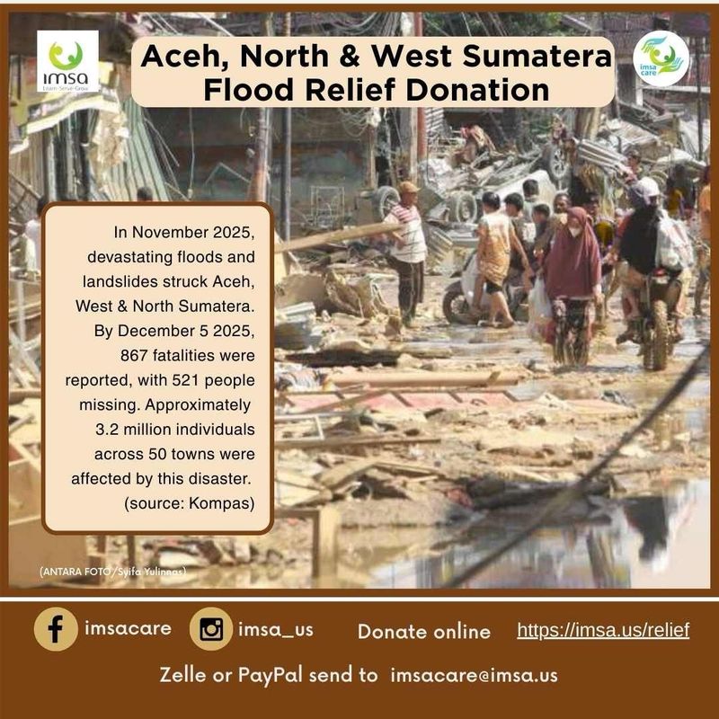 Aceh, North & West Sumatra Flood Relief – Nov 2025